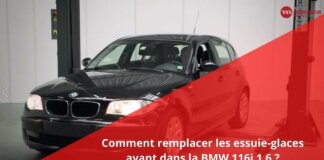 Comment changer les balais d’essuie-glace avant sur une BMW 116i 1.6 ?