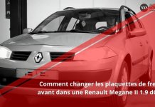 Comment changer les plaquettes de frein avant dans une Renault Megane II 1.9 dCi ?