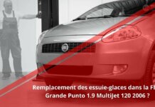 Comment changer les balais d’essuie-glace de la FIAT Grande Punto 1.9 MultiJet 120 2006 ?