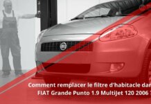 Comment changer le filtre d’habitacle sur une FIAT Grande Punto 1.9 MultiJet 120 2006 ?