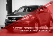 Comment changer les balais d’essuie-glace de la KIA SPORTAGE 1.6 GDI 2013 ?