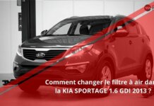 Comment changer le filtre à air sur une KIA SPORTAGE 1.6 GDI 2013 ?