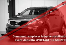 Comment changer les biellettes de barre stabilisatrice avant de la KIA SPORTAGE 1.6 GDI 2013 ?