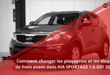 Comment changer les plaquettes et les disques de frein avant de la KIA SPORTAGE 1.6 GDI 2013 ? plaquettes de frein Kia