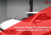 Comment remplacer les plaquettes de frein sur une VW Golf VII 1.4 TSI ?