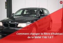 Comment changer le filtre d’habitacle sur une BMW 116i 1.6 ?