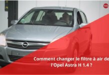 Comment remplacer le filtre à air sur une Opel Astra H 1.4 ?