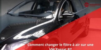 Comment remplacer le filtre à air sur une VW Passat B7 ?